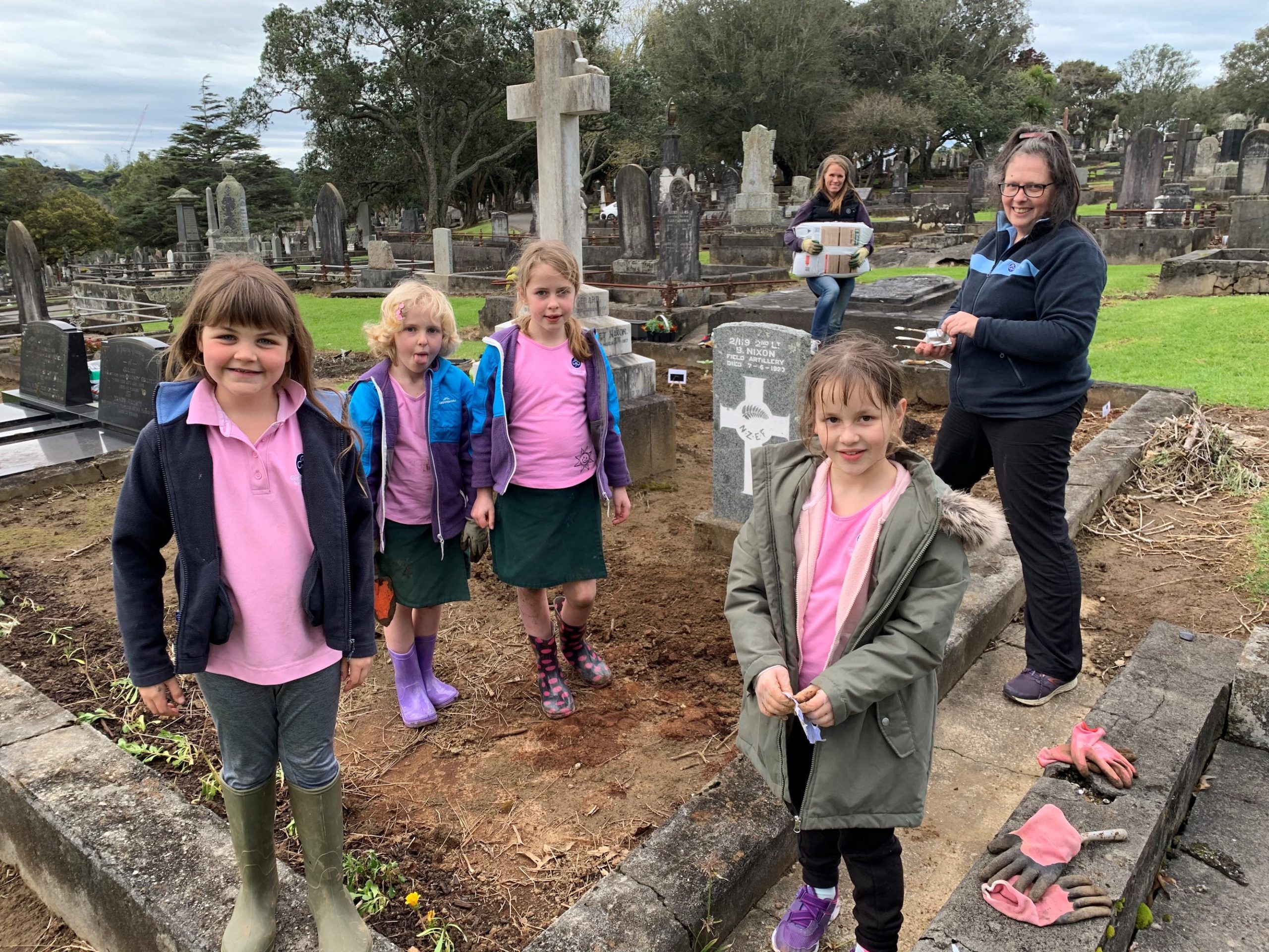 Brownies Plant Flowers - War Graves