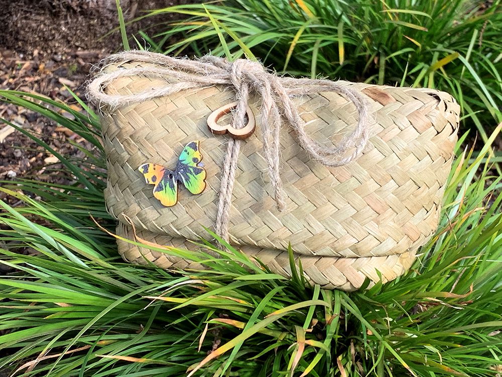 Flax Kete for Ashes of Stillborn or Unborn Children